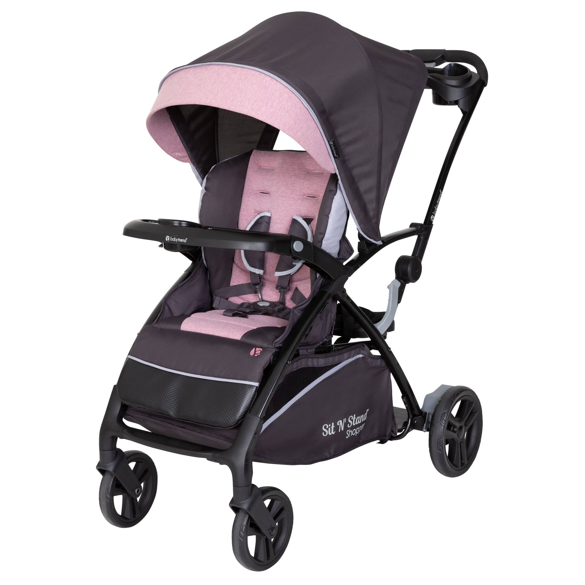 Sit N Stand 5-in-1   Shopper Stroller   Cassis   Pink
