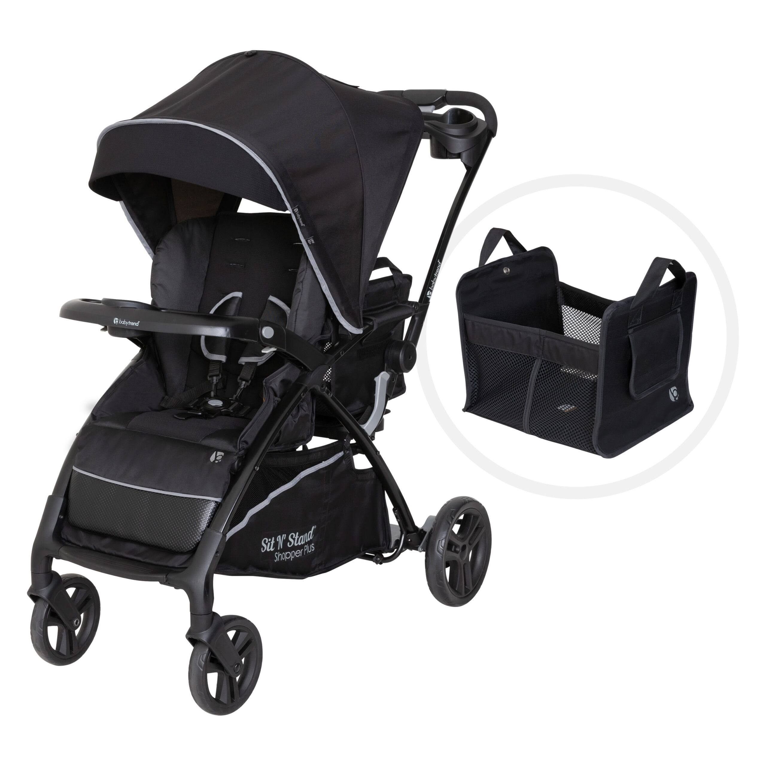 Sit N  Stand Sit and Stand, Solid Print Black
