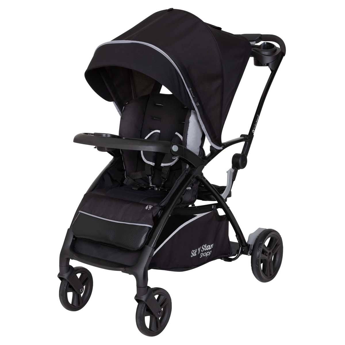 Sit N Stand 5-in-1   Shopper Stroller   Kona   Black