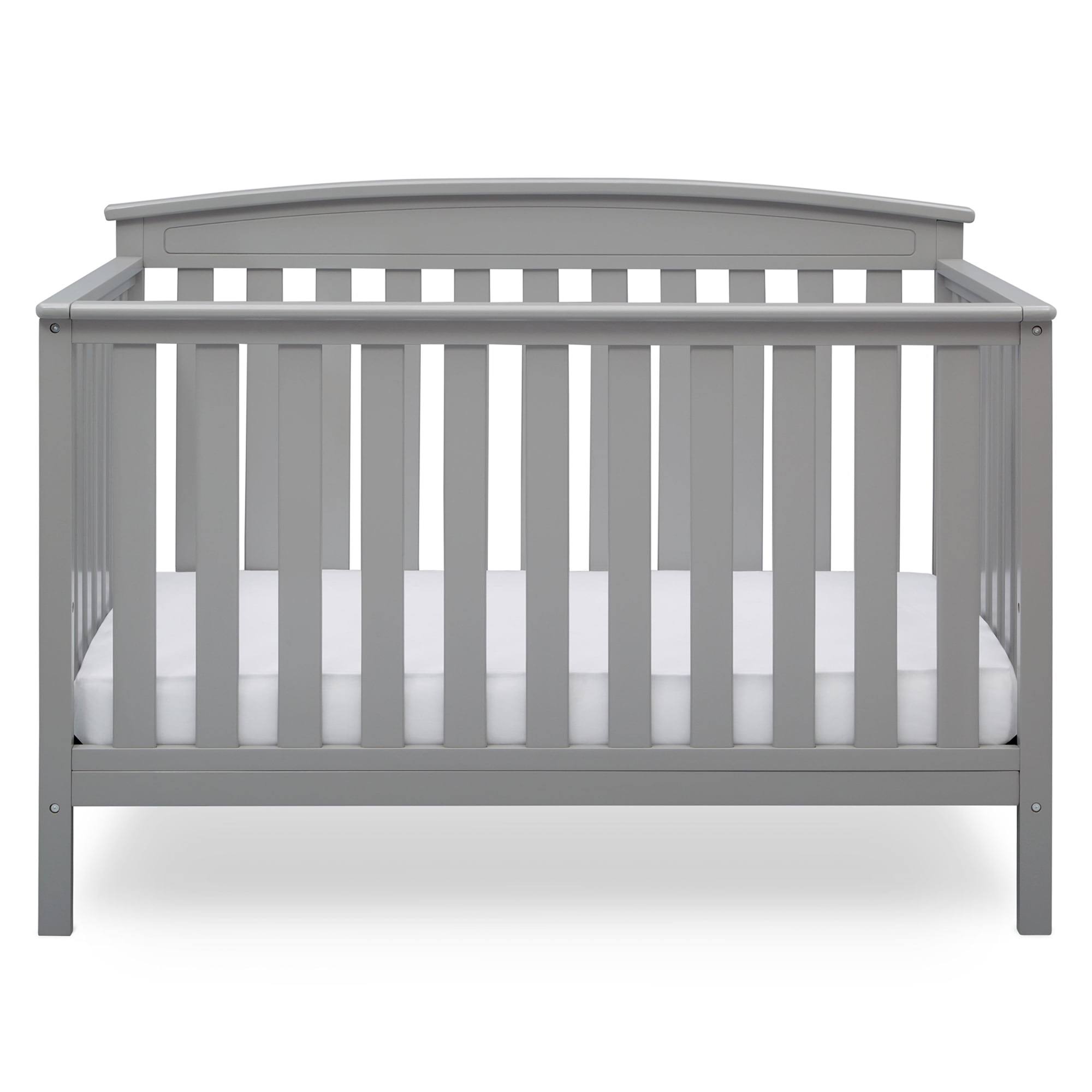 Gateway 4-in-1 Convertible Baby Crib, Grey