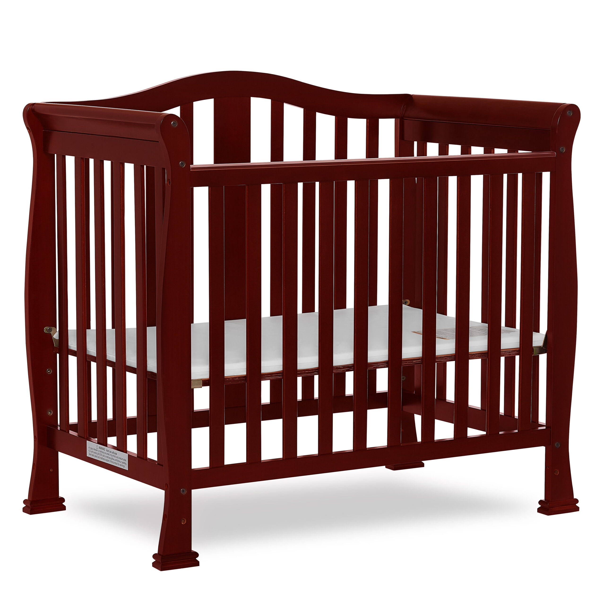 Naples 4-in-1 Convertible Mini Crib, Cherry