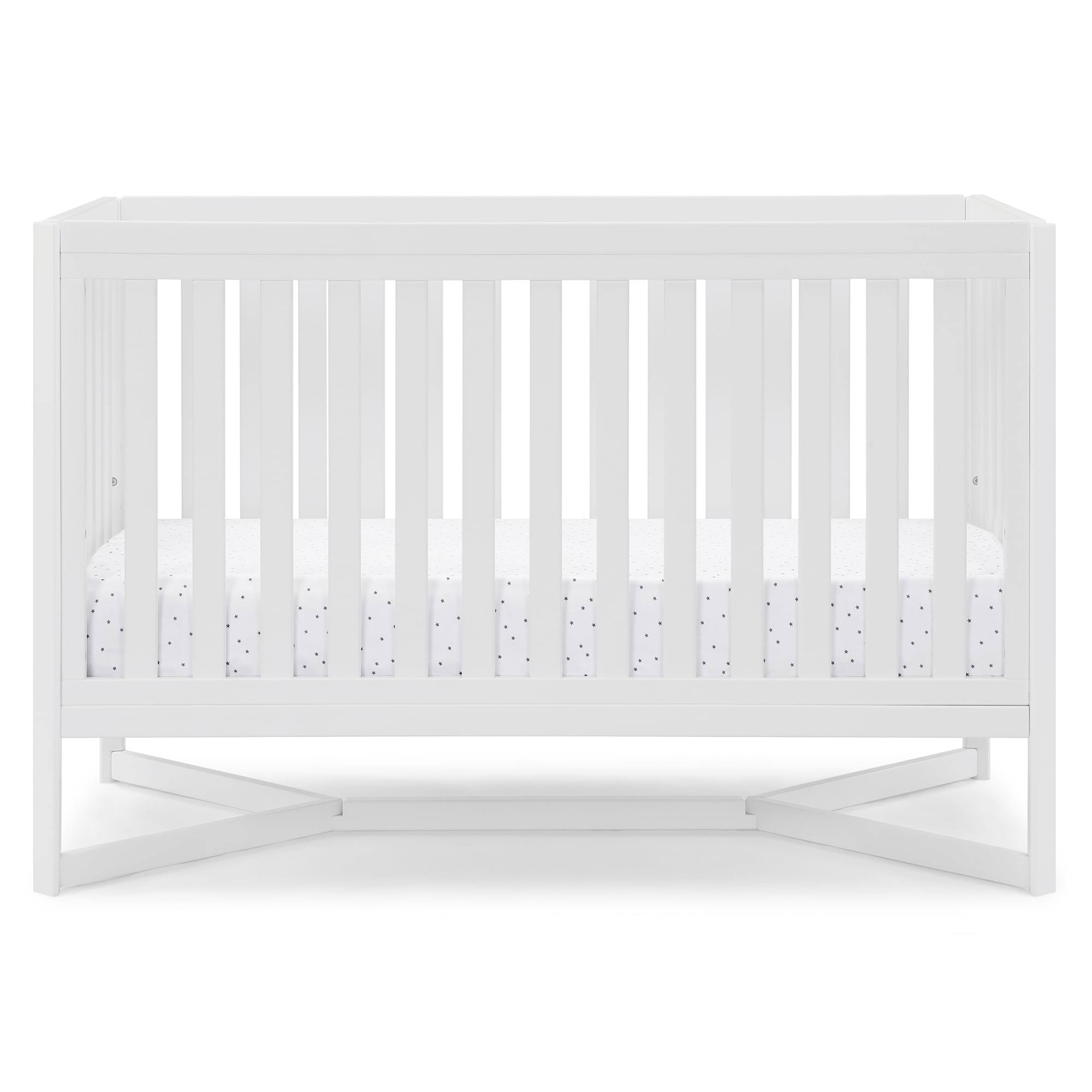 Tribeca 4-in-1 Baby Crib, Bianca White
