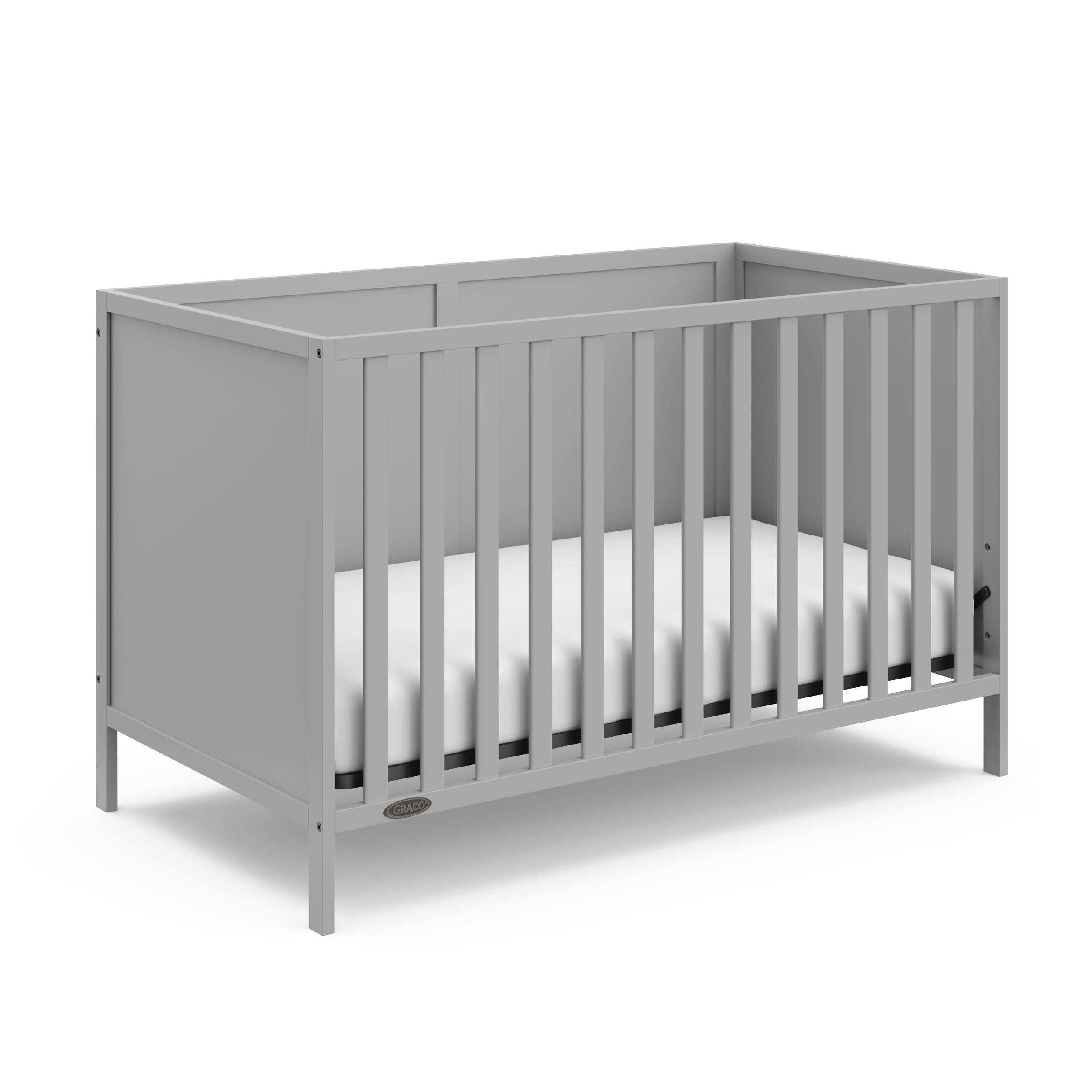 Theo 3-in-1 Convertible Baby Crib, Pebble Gray