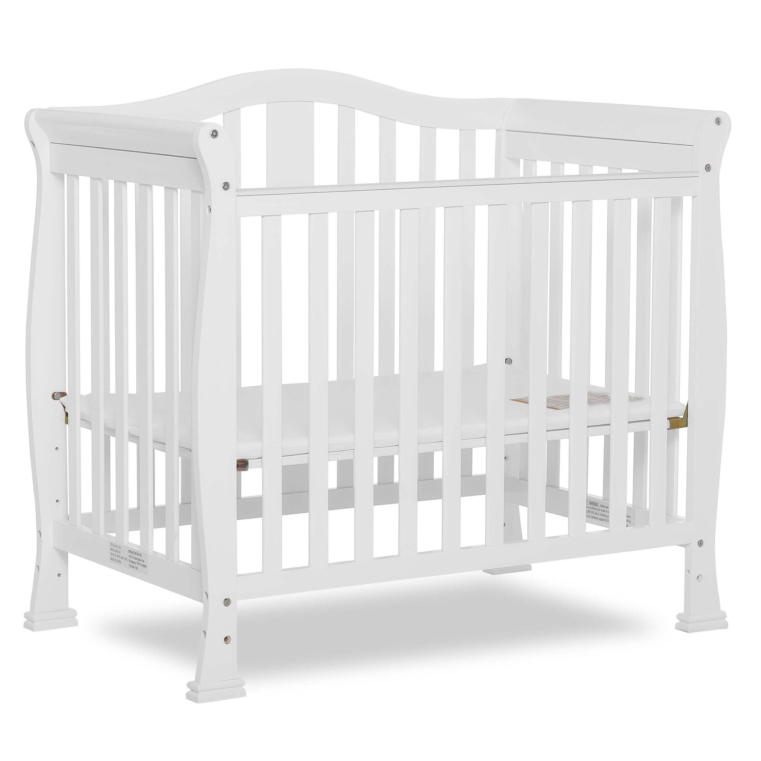 Naples 4-in-1 Convertible Mini Crib, White