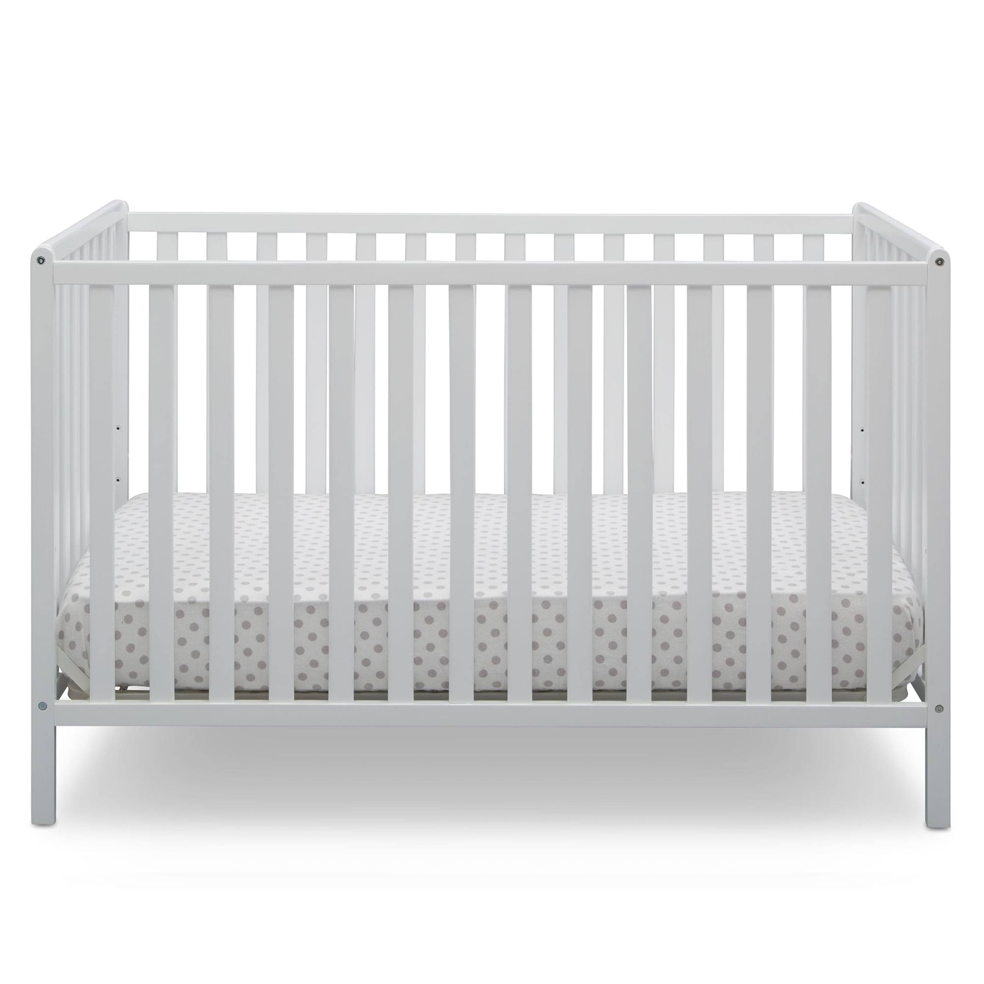 Heartland 4-in-1 Convertible Baby Crib, Bianca White
