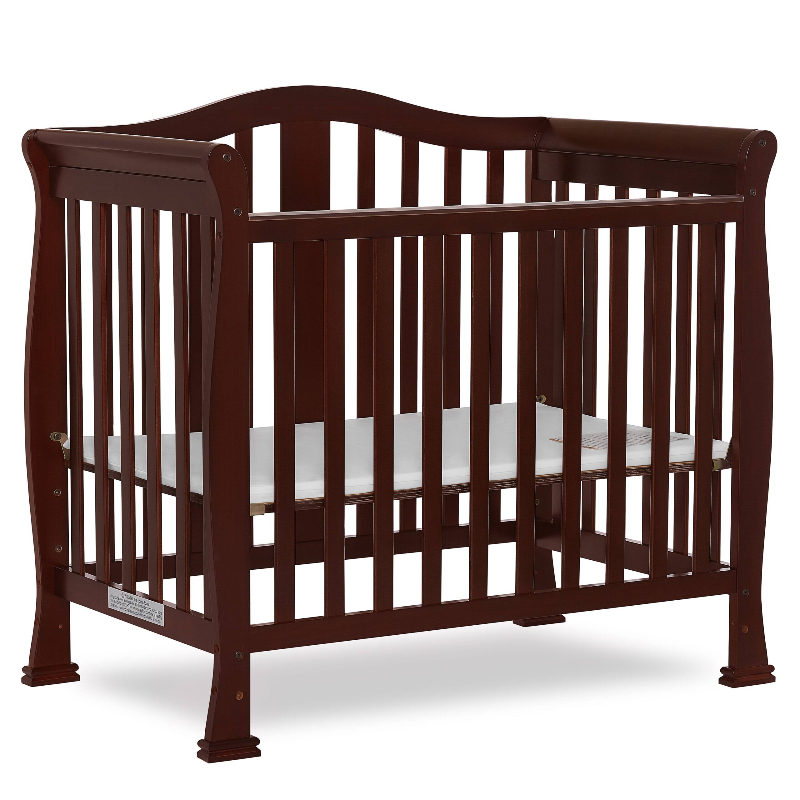 Naples 4-in-1 Convertible Mini Crib, Espresso
