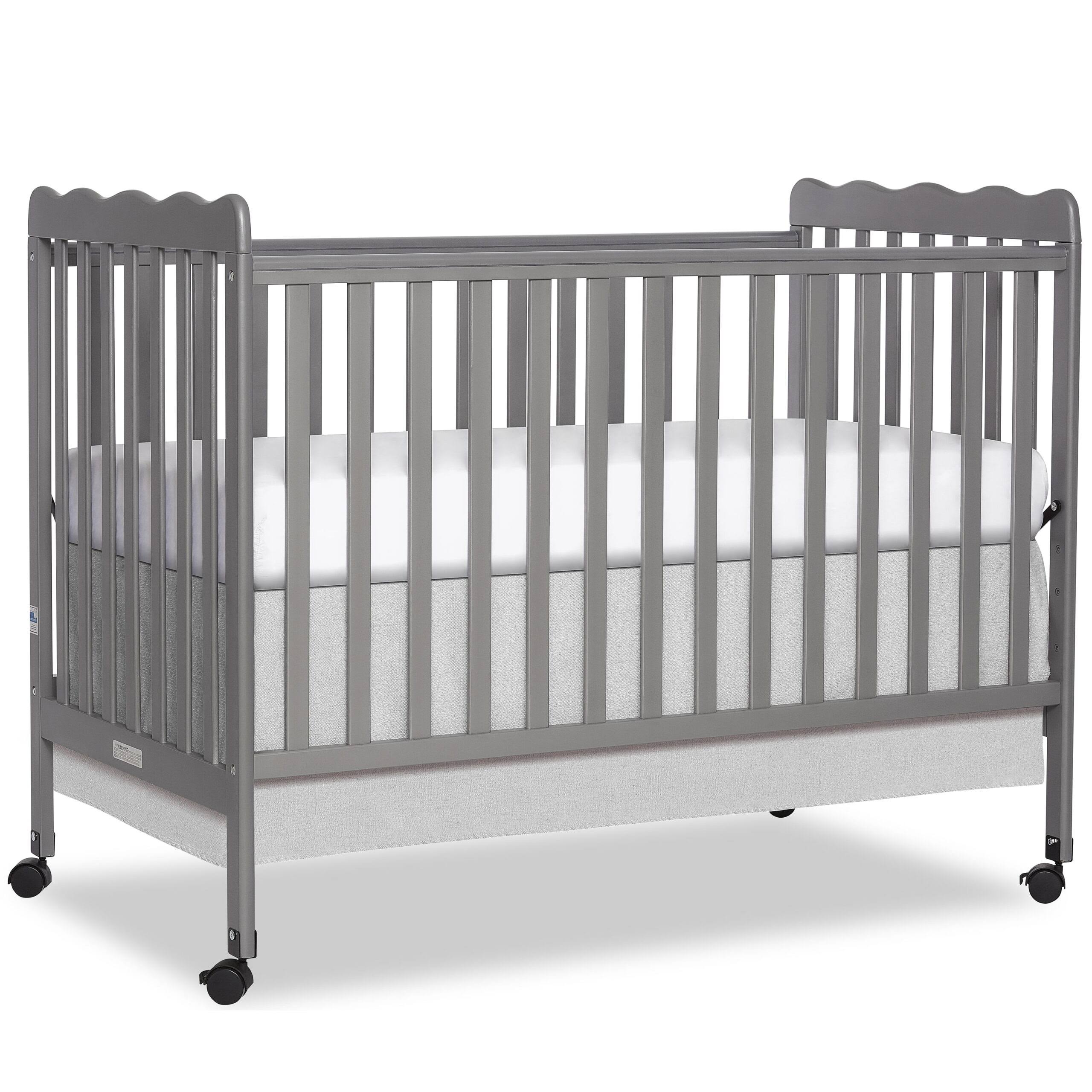 Classic 3-in-1 Convertible Crib   Steel Grey