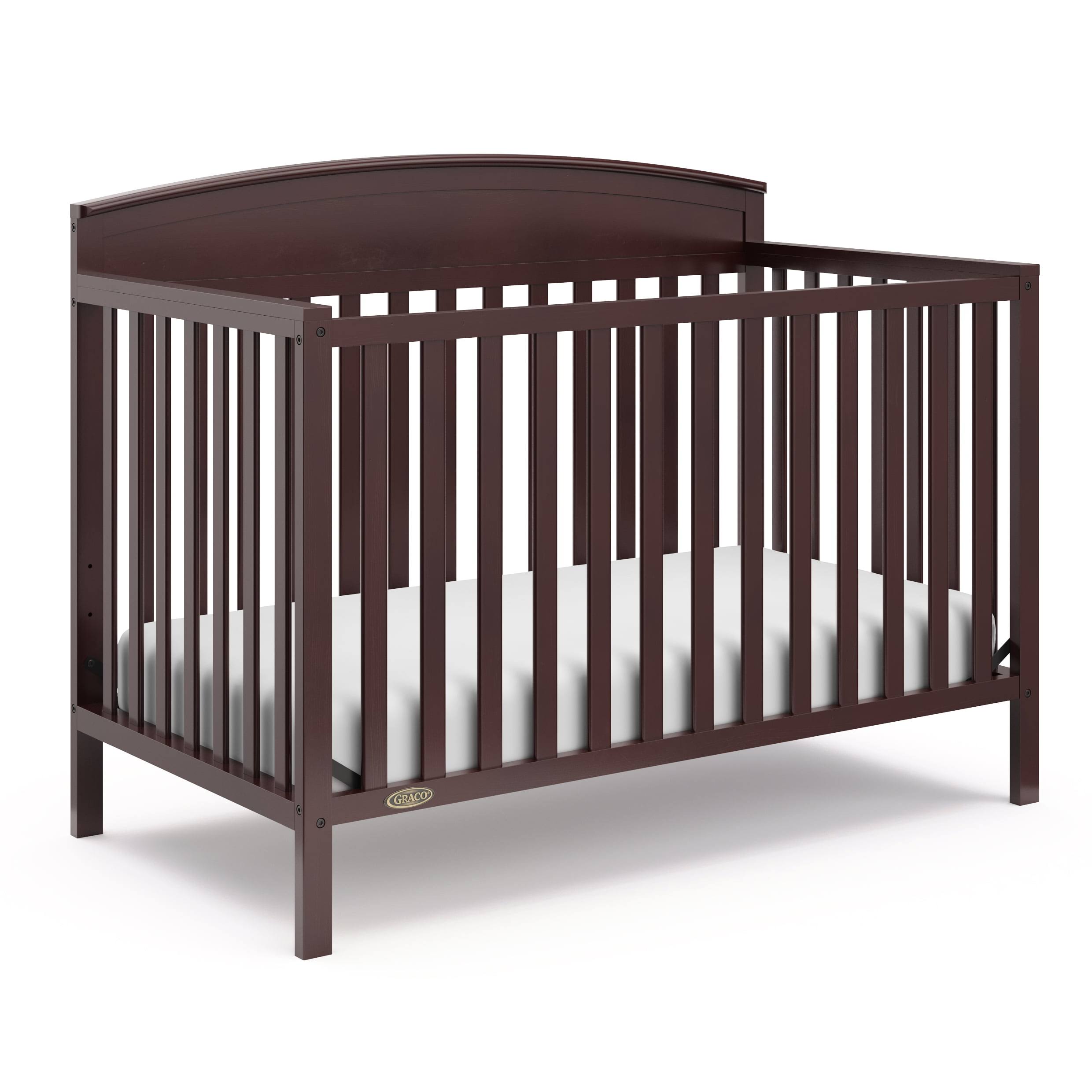 Benton 5-in-1 Convertible Baby Crib, Espresso