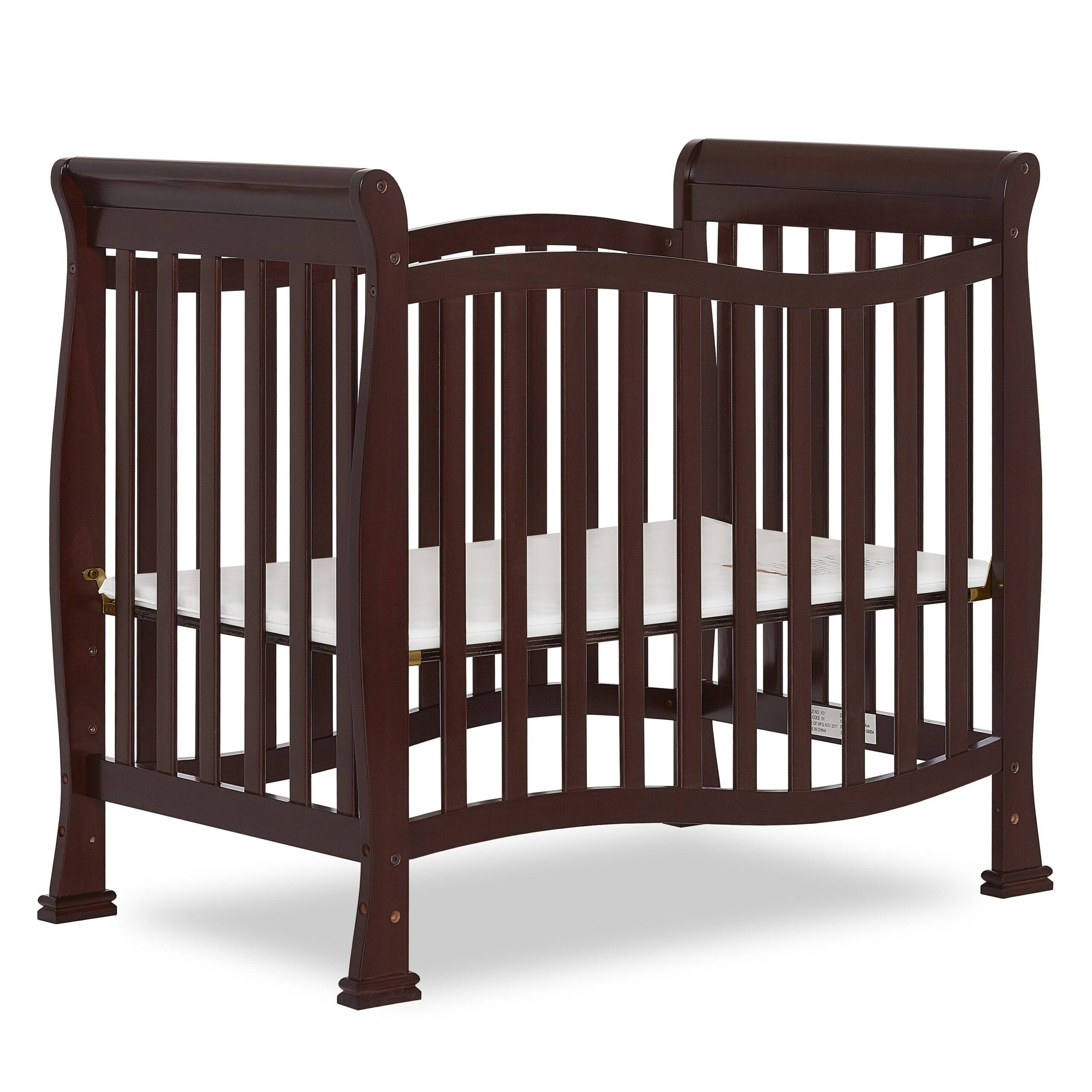 Piper 4-in-1 Convertible Mini Crib, Espresso
