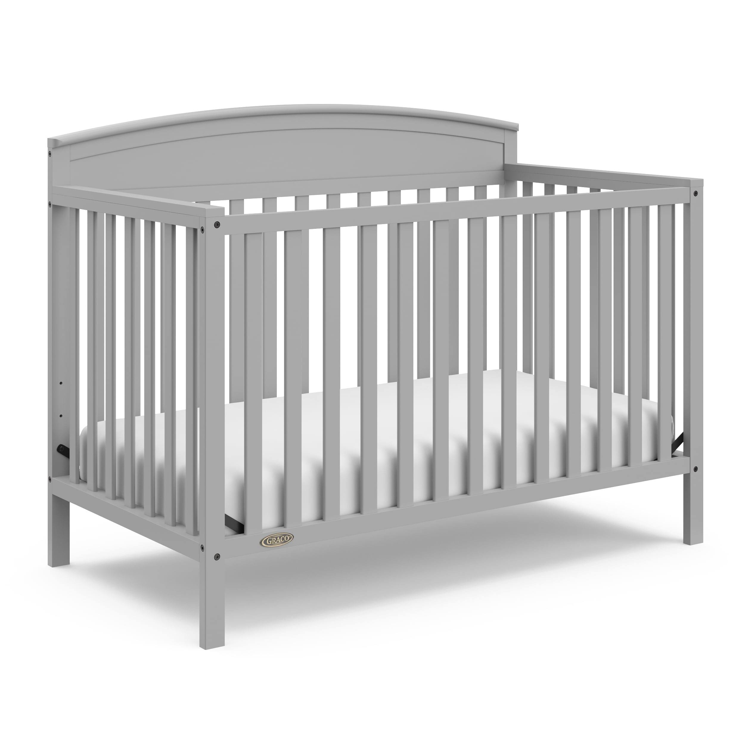 Benton 5-in-1 Convertible Baby Crib, Pebble Gray