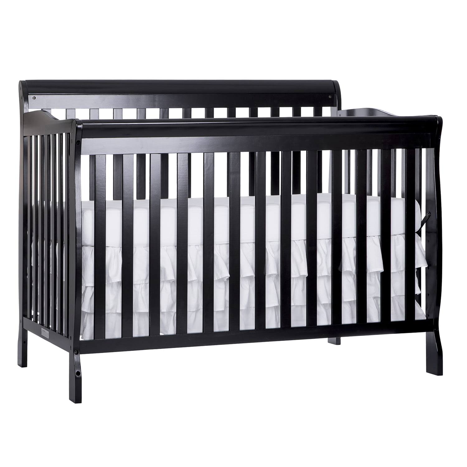 Ashton 5-in-1 Convertible Crib, Black
