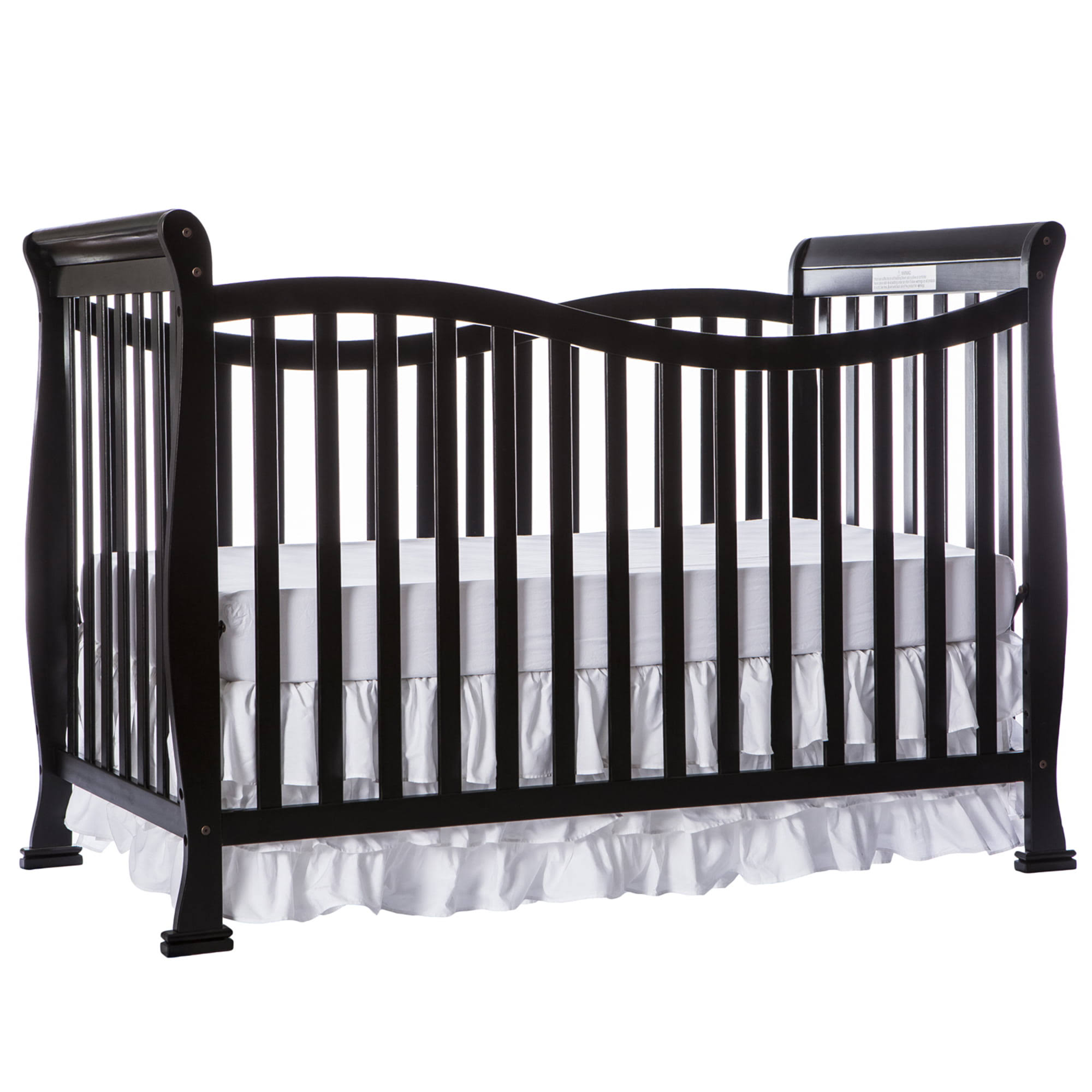Violet 7-in-1 Convertible Crib Black
