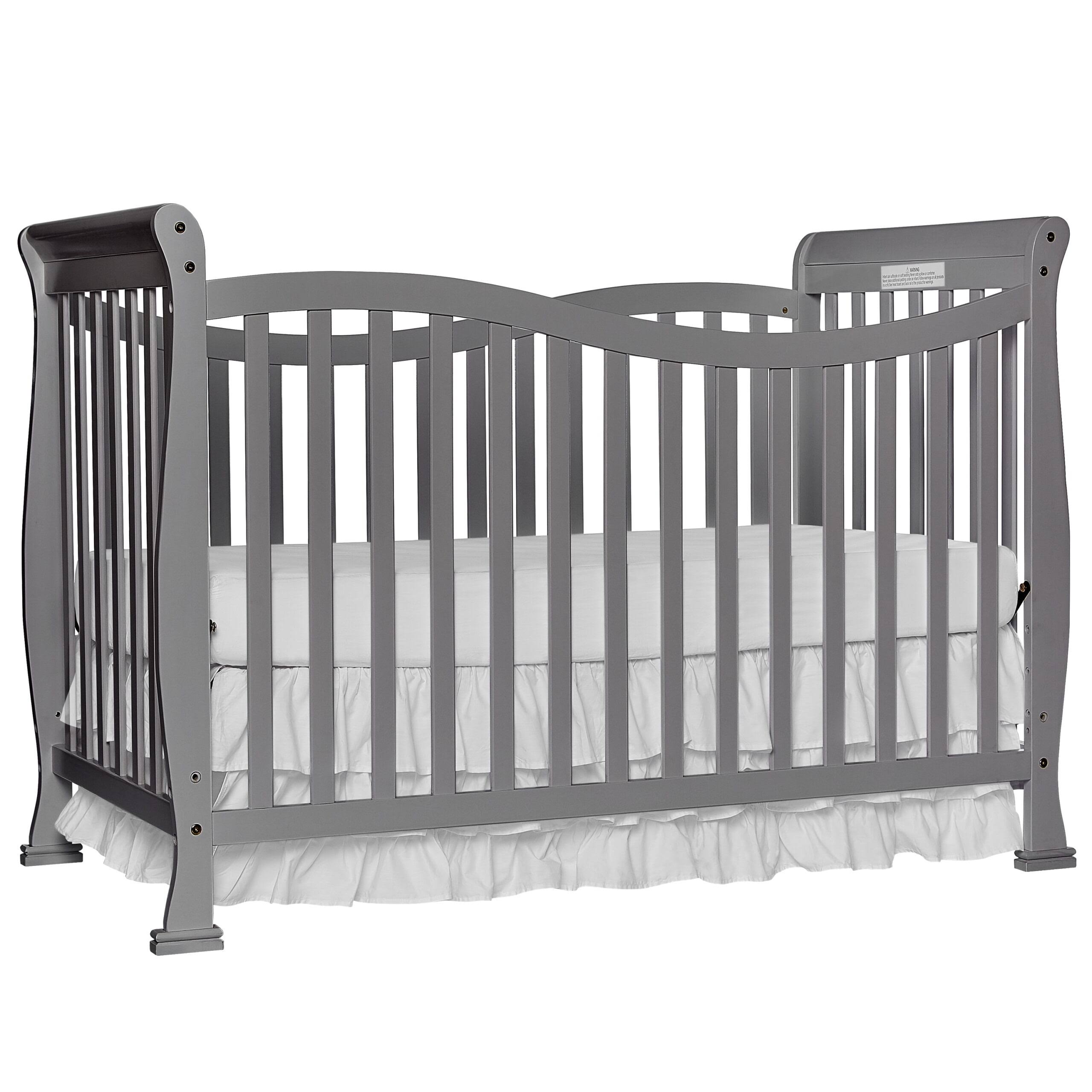 Violet 7 in 1 Convertible Life Style Crib in Storm Grey