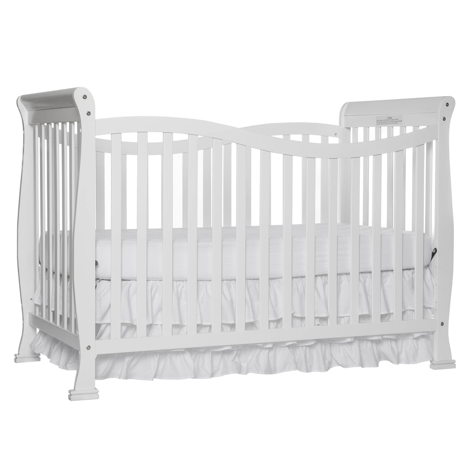 Violet 7-in-1 Convertible Crib White