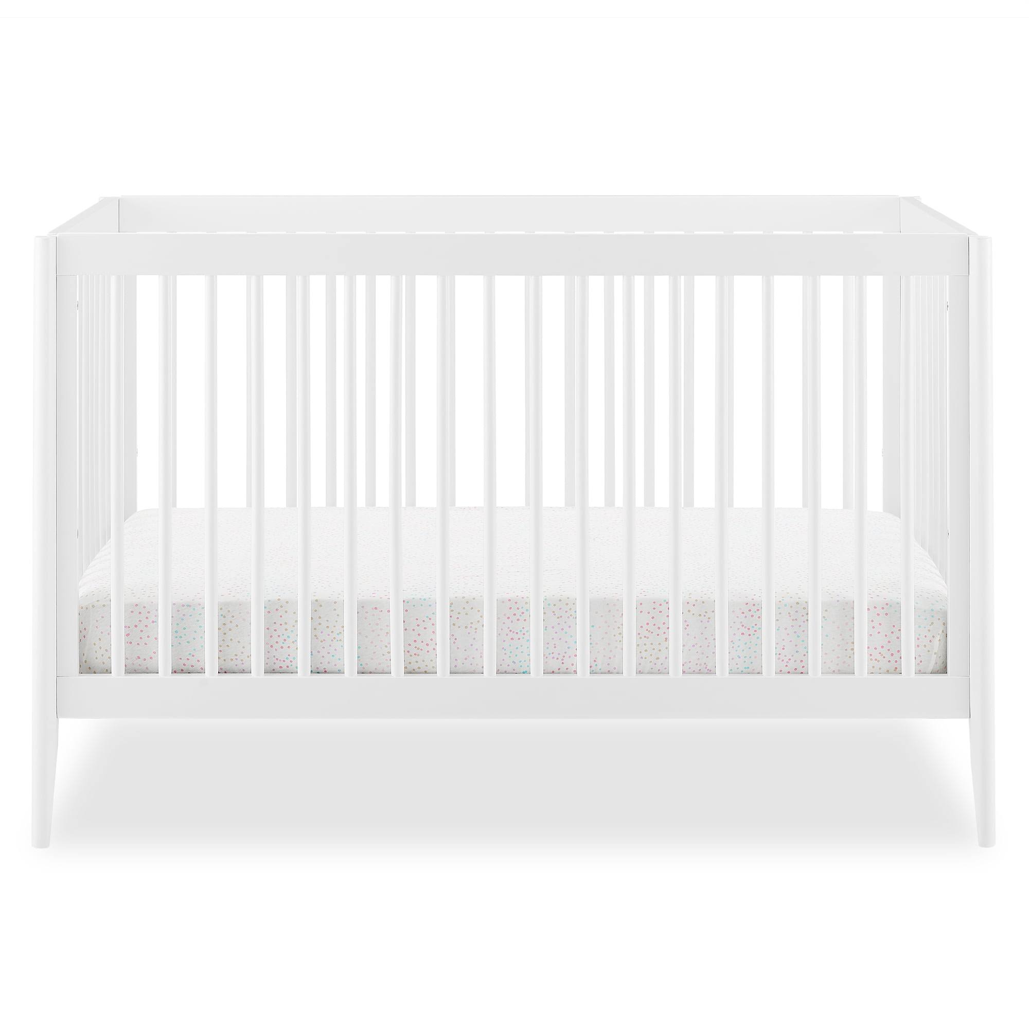 Casey 6-in-1 Convertible Baby Crib, Bianca White