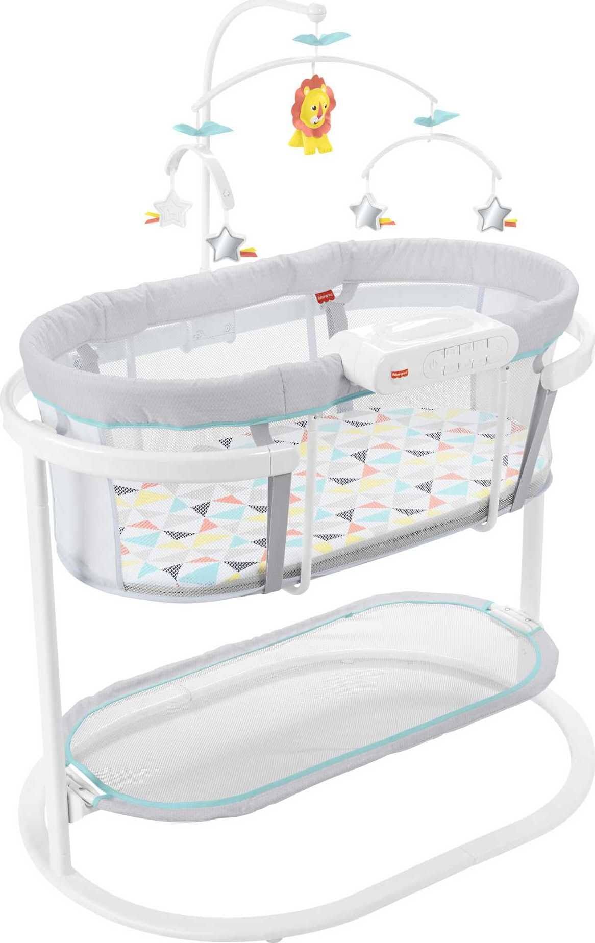Soothing Motions Bassinet for Baby with Lights Music   Vibrations, Windmill