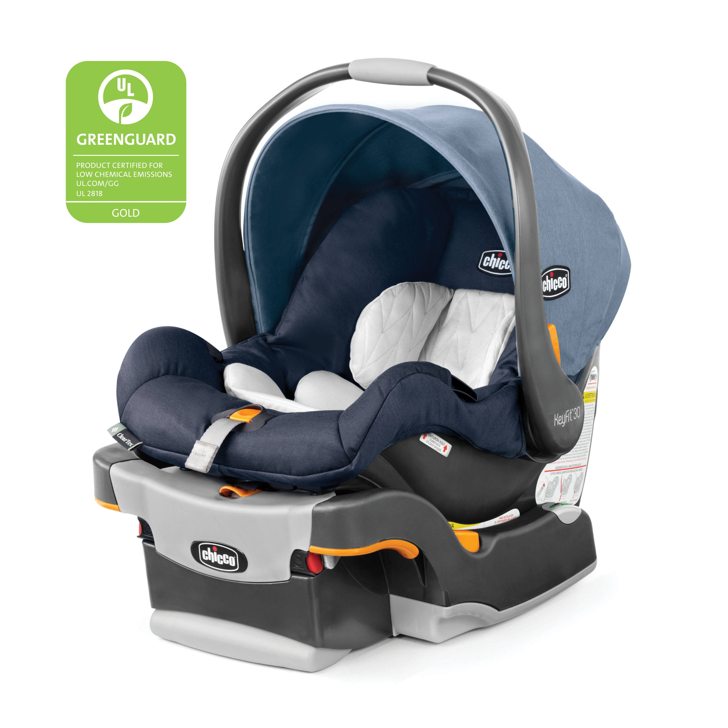 KeyFit 30 ClearTex 30 lbs Infant Car Seat   Glacial (Blue)