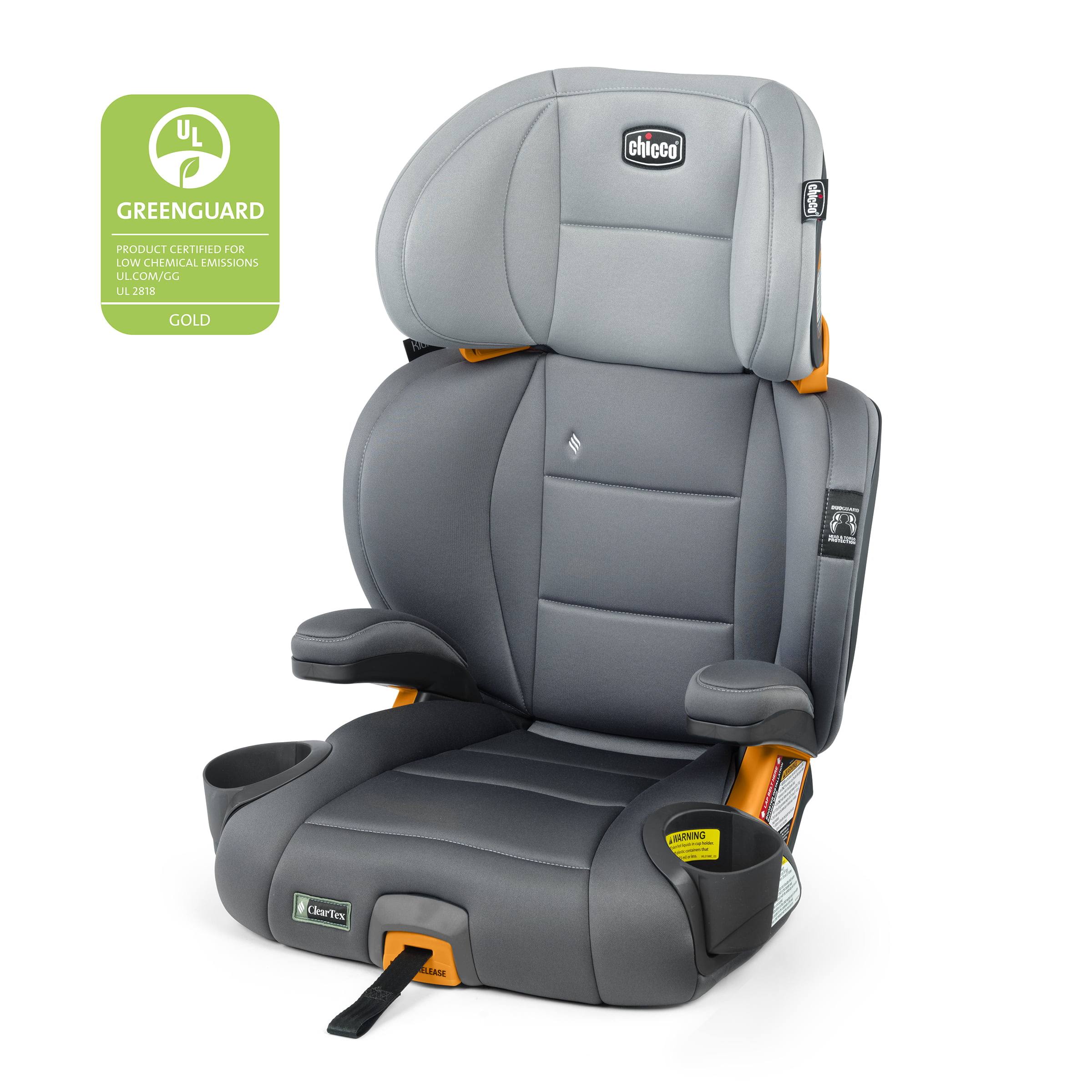 KidFit ClearTex Plus 2-in-1 Belt Positioning Booster Car Seat   Drift (Grey)