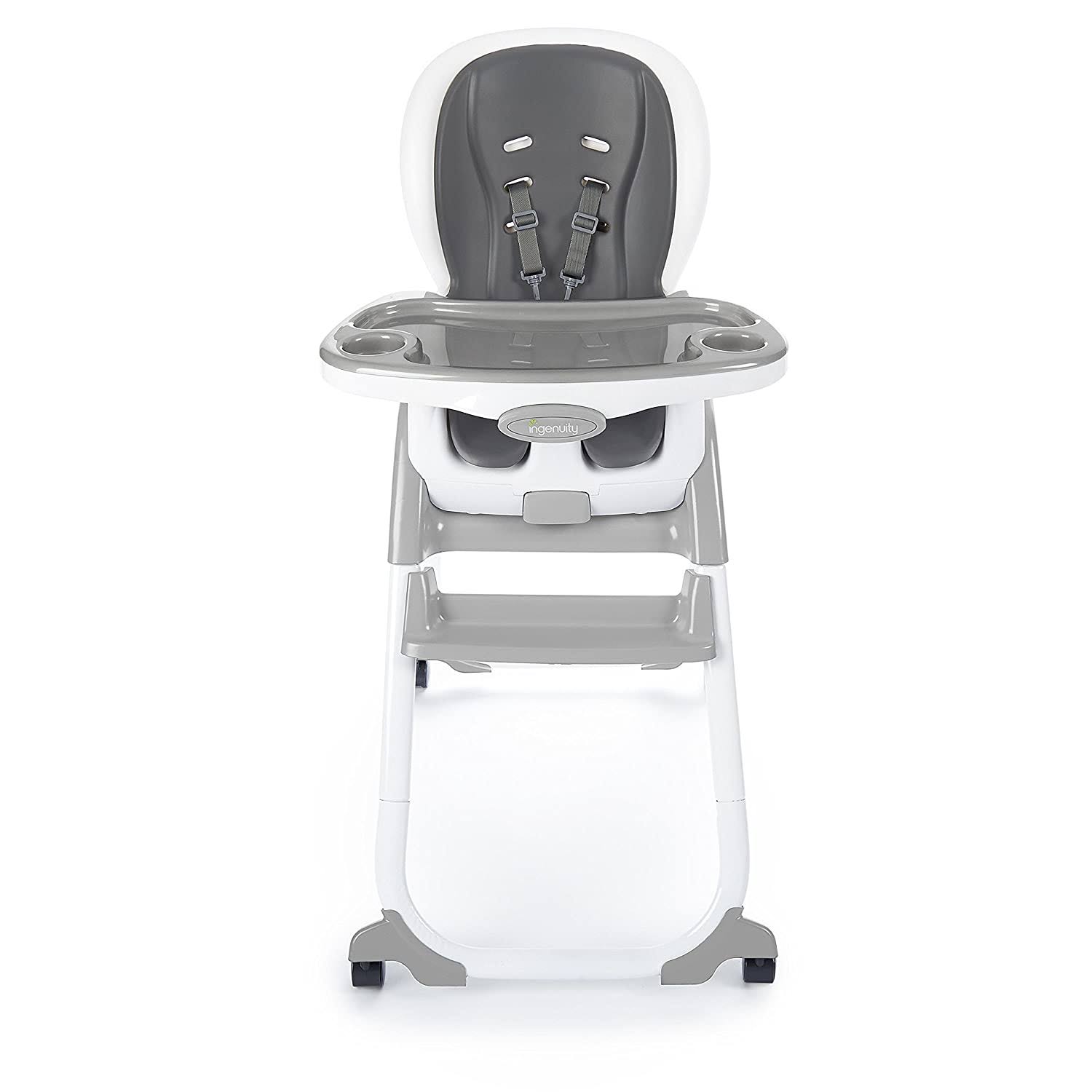SmartClean Trio Elite 3-in-1 Convertible Baby High Chair, Toddler Chair, and Dining Booster Seat   Slate