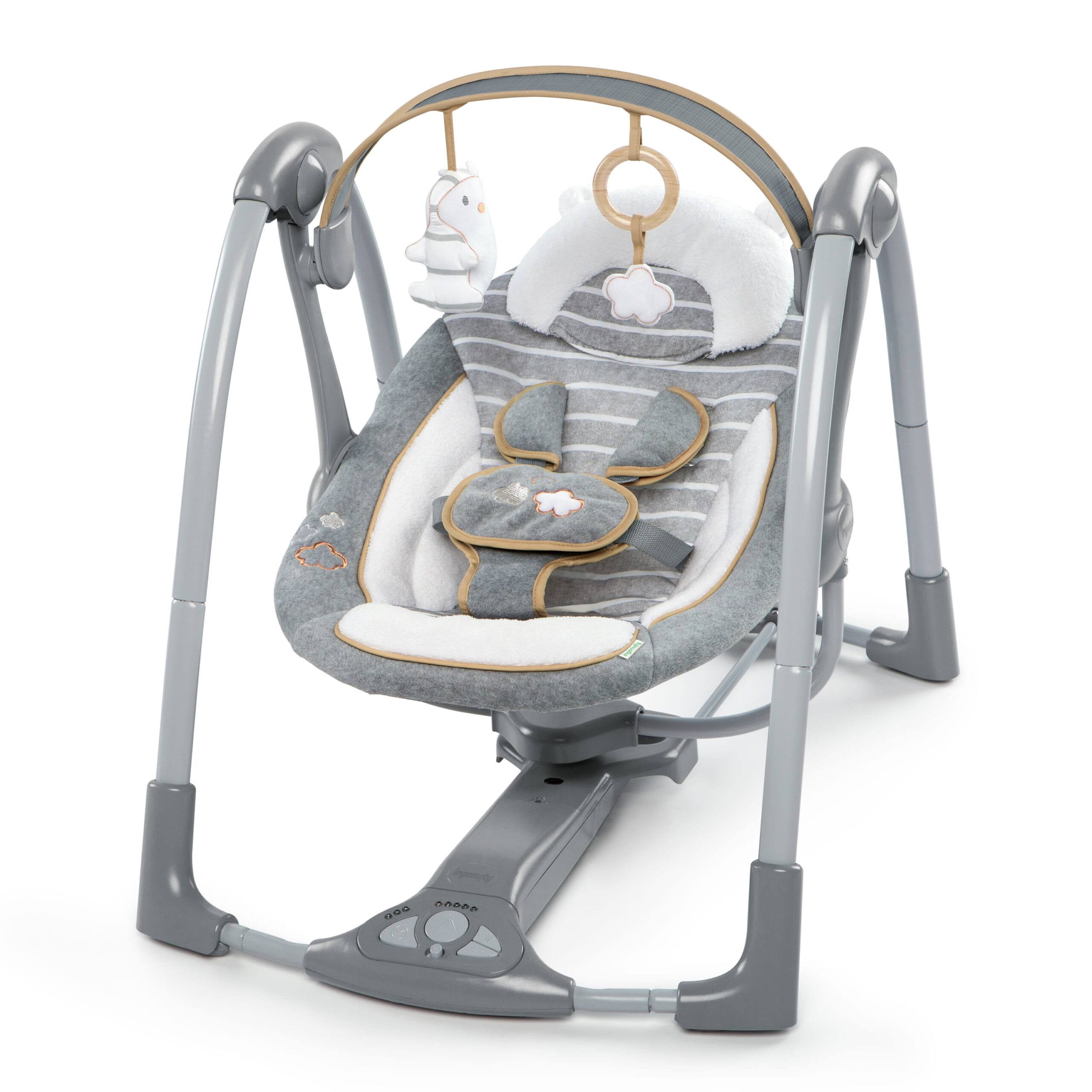 Boutique Collection Deluxe Swing  n Go Portable Baby Swing   Bella Teddy (Unisex)