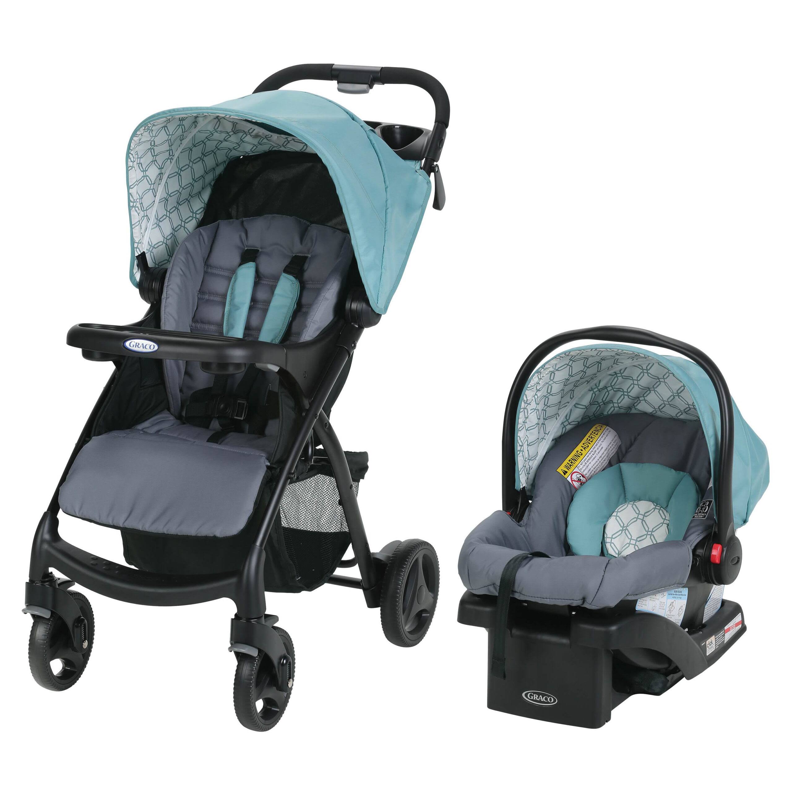 Verb Click Connect Travel System with SnugRide30 Infant Car Seat, Merrick