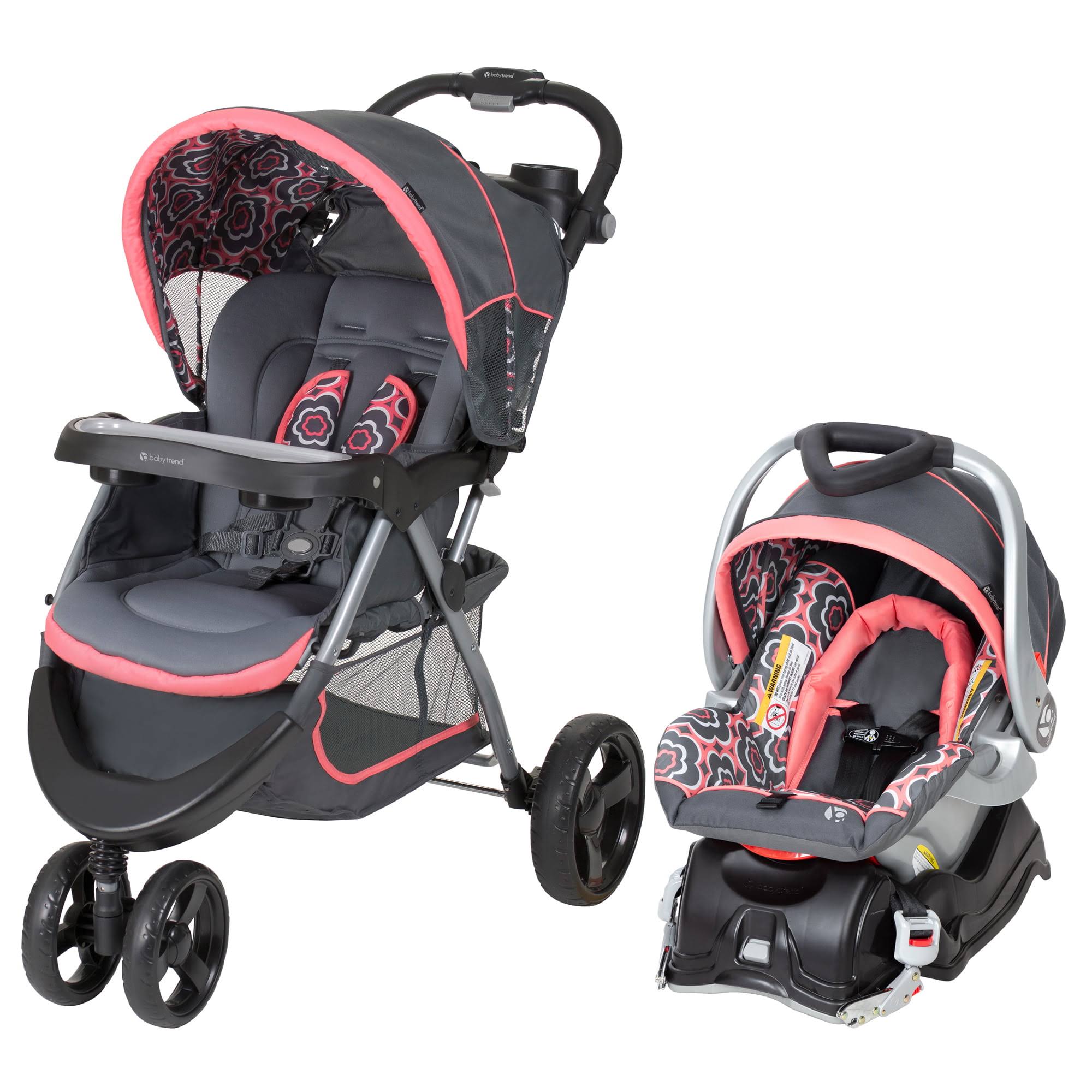 Nexton Travel System Stroller, Coral Floral