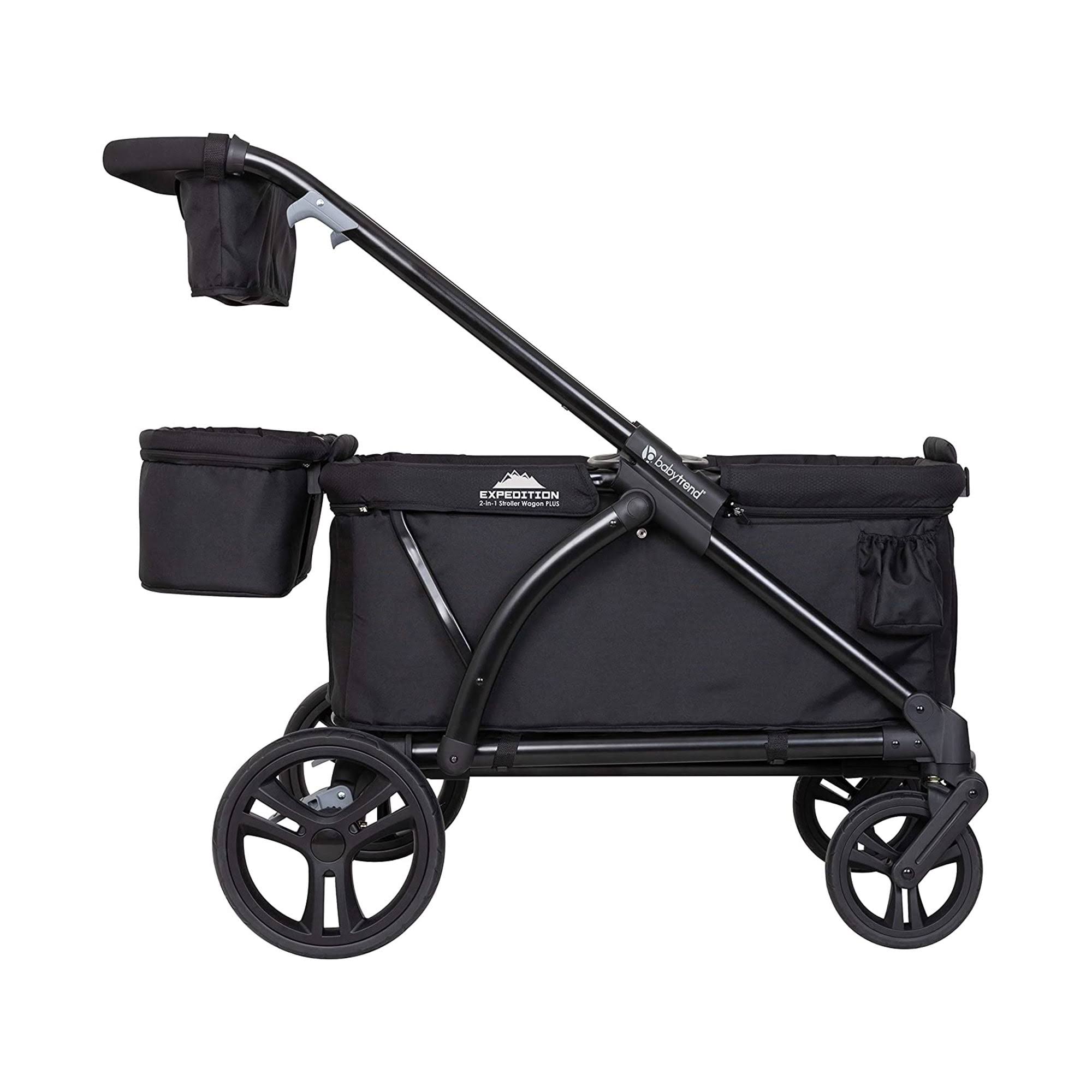 Expedition Plus 2-in-1 Stroller Wagon, Solid Print Black