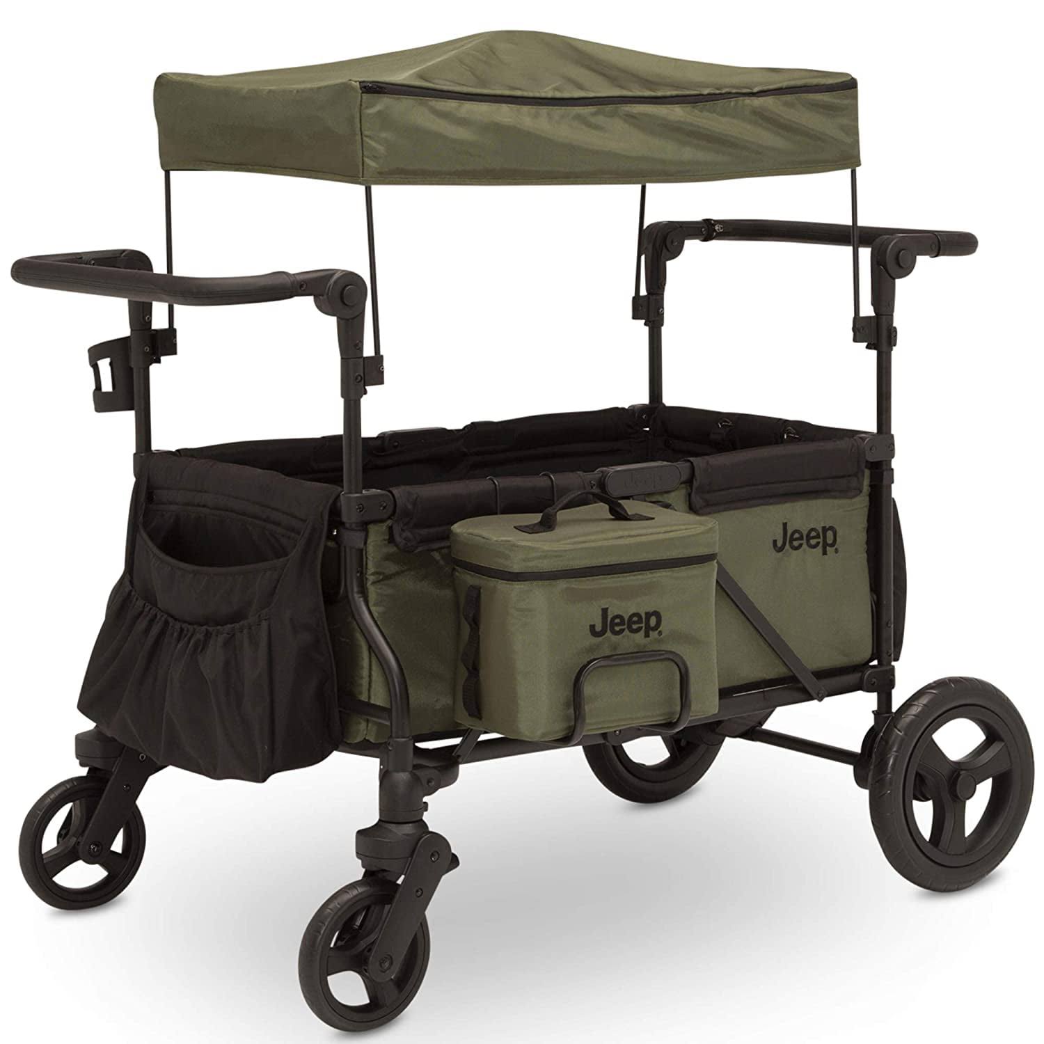 Jeep Deluxe Wrangler Wagon Stroller with Cooler Bag and Parent Organizer by  Unisex