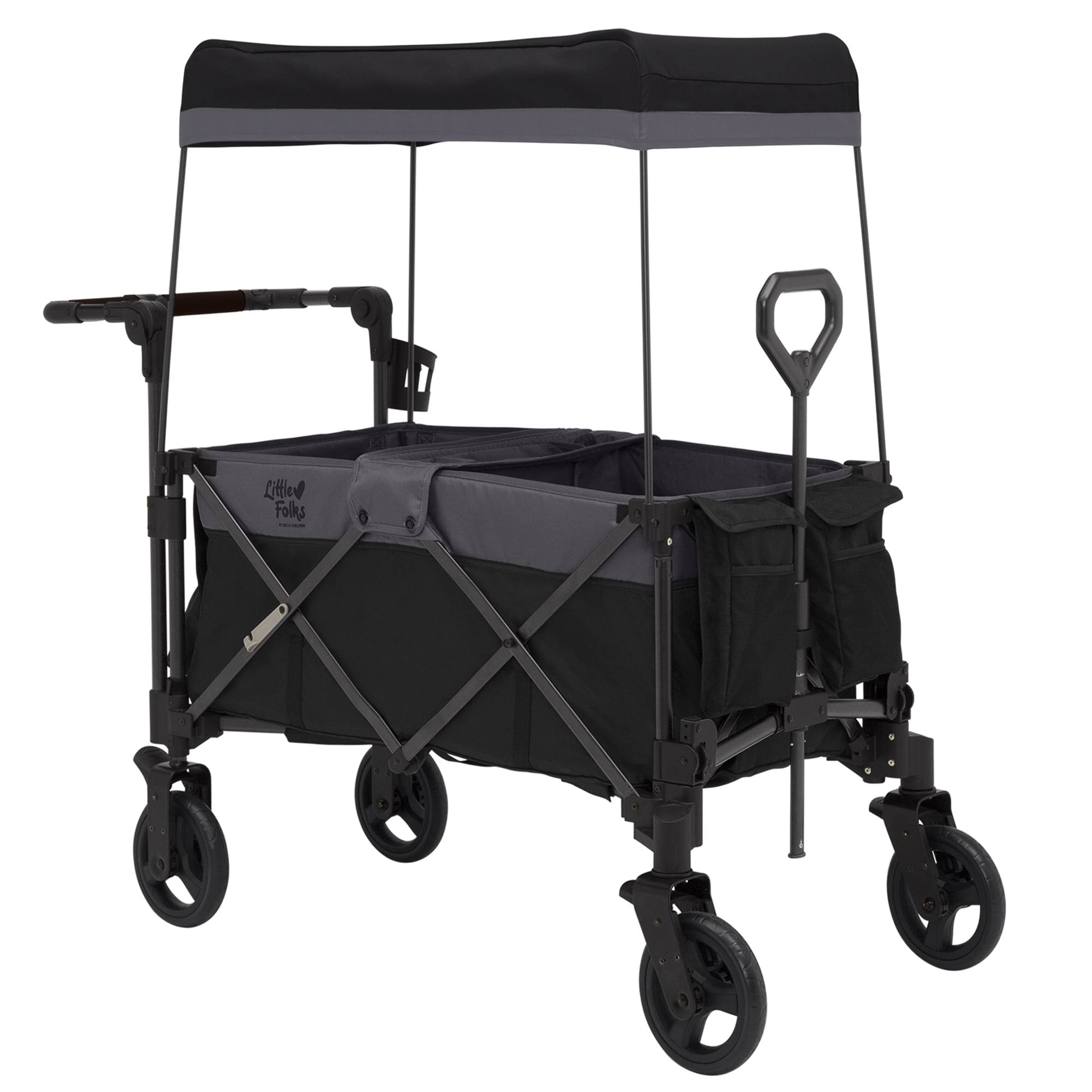 Little Folks by  City Wagon Cruiser Stroller, Black