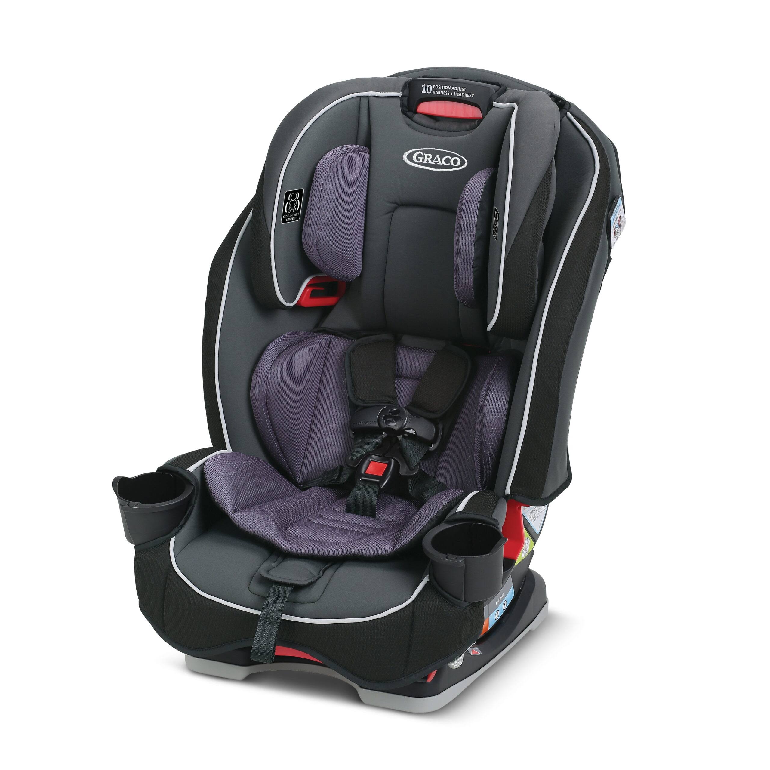 SlimFit 3-in-1 Car Seat, Saves Space in Your Back Seat, Anabele