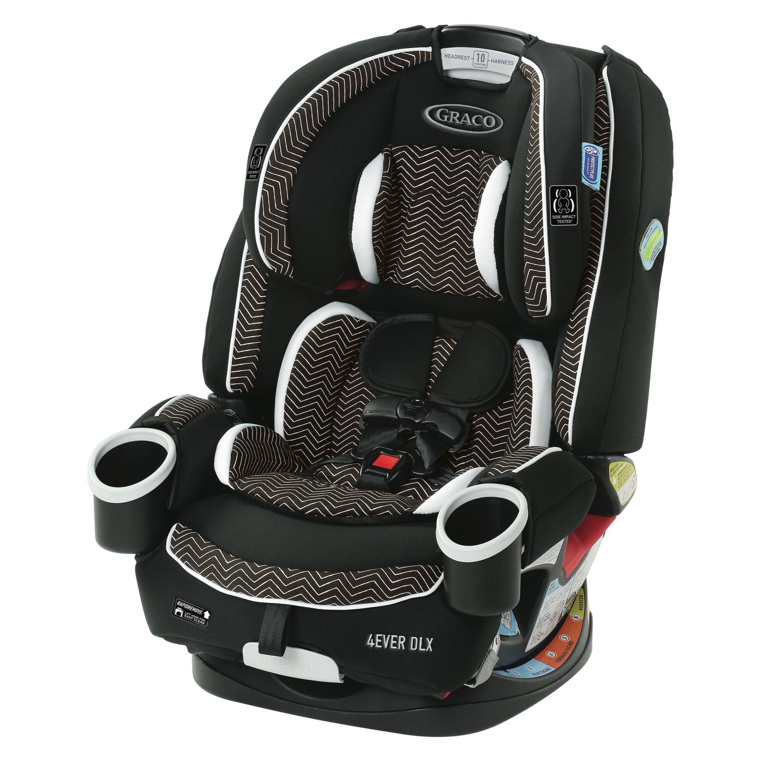 4Ever DLX 4-in-1 Convertible Car Seat, Zagg