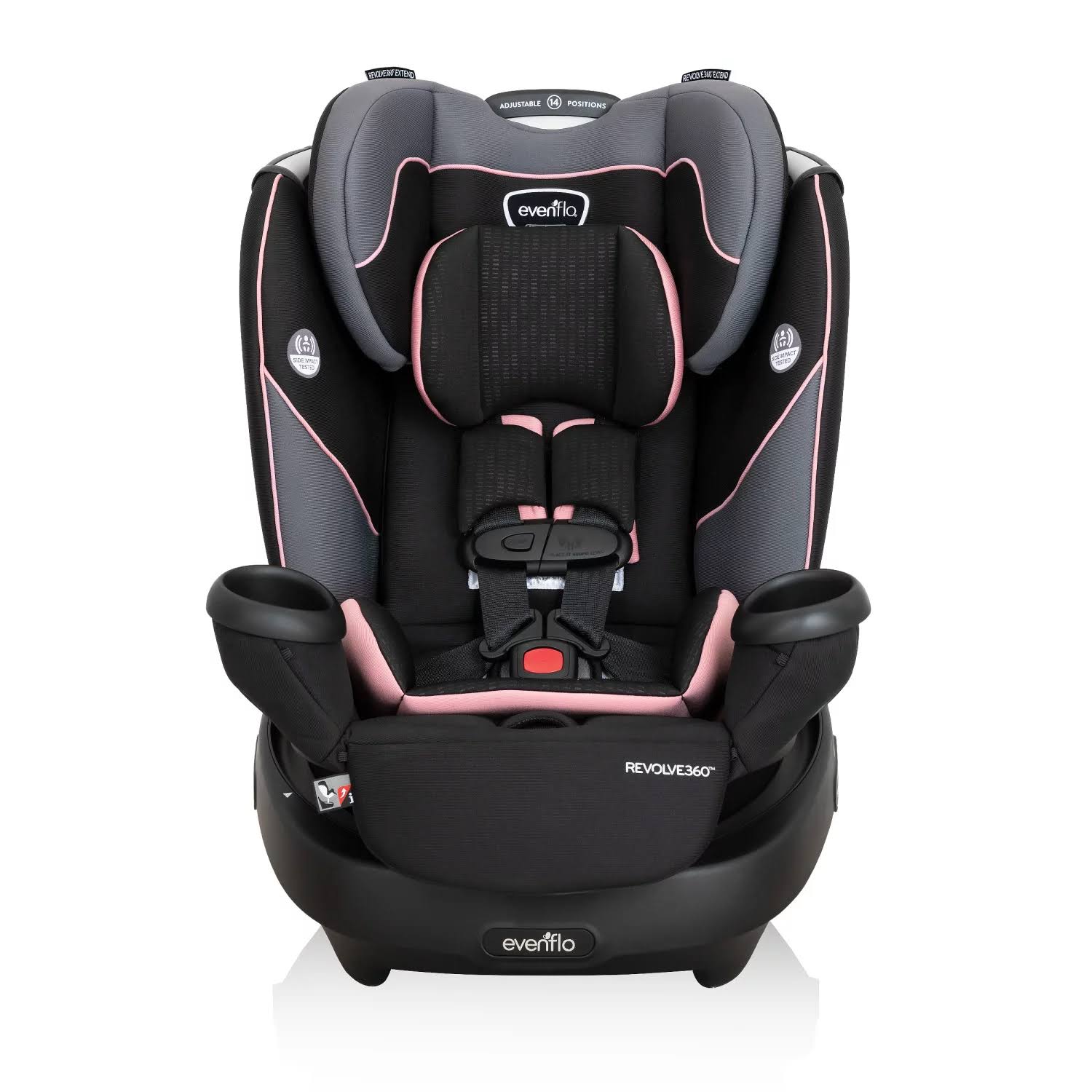 Revolve360 Rotational All-In-One Convertible Car Seat (Ainsley Pink)