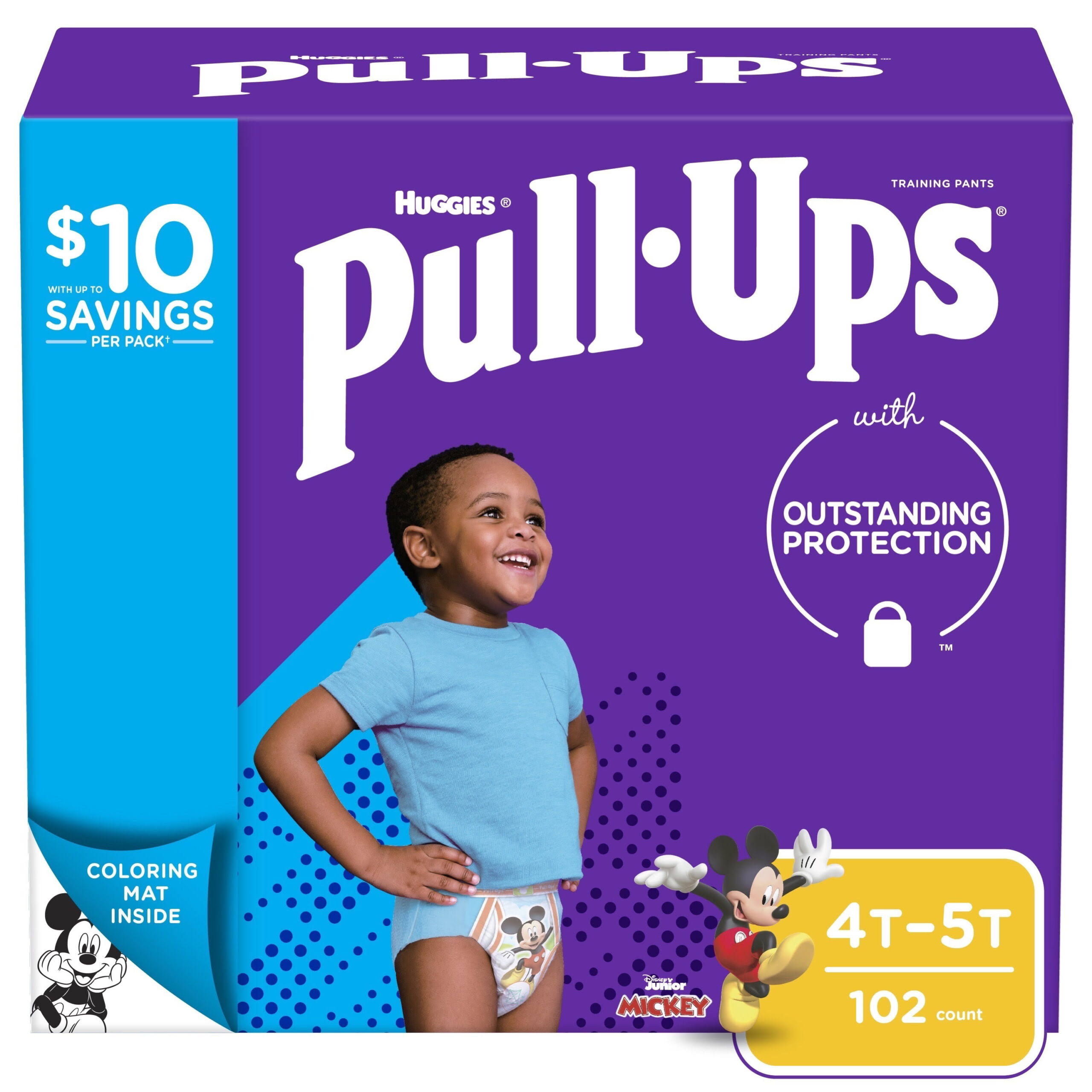Pull-Ups Boys  Learning Designs Training Pants, 4T-5T, 102 Ct