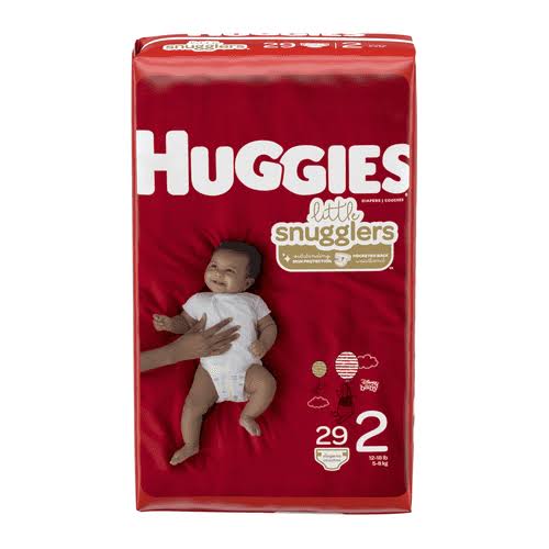 Little Snugglers Diapers Jumbo Pack (Pack of 4), Size 2 (12-18 lb.), 29 ct