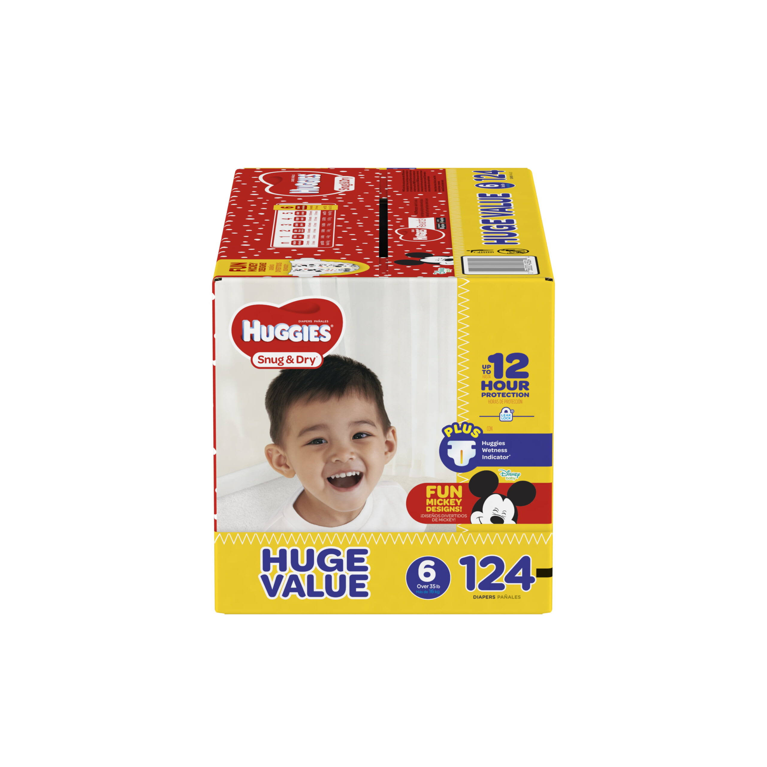 Snug   Dry Diapers, Size 6, 124 Count