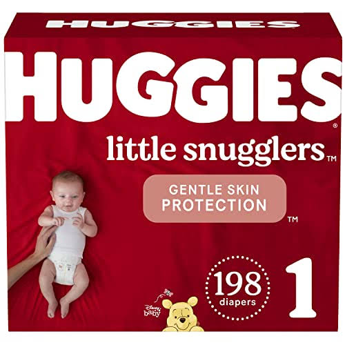 Baby Diapers Size 1, 198 Ct,  Little Snugglers