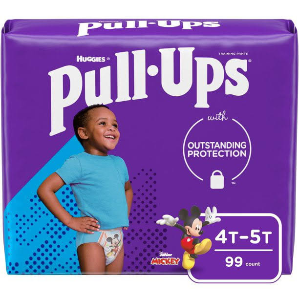 Pull-Ups Boys  Potty Training Pants Size 6, 4T-5T, 99 Ct, One Month Supply