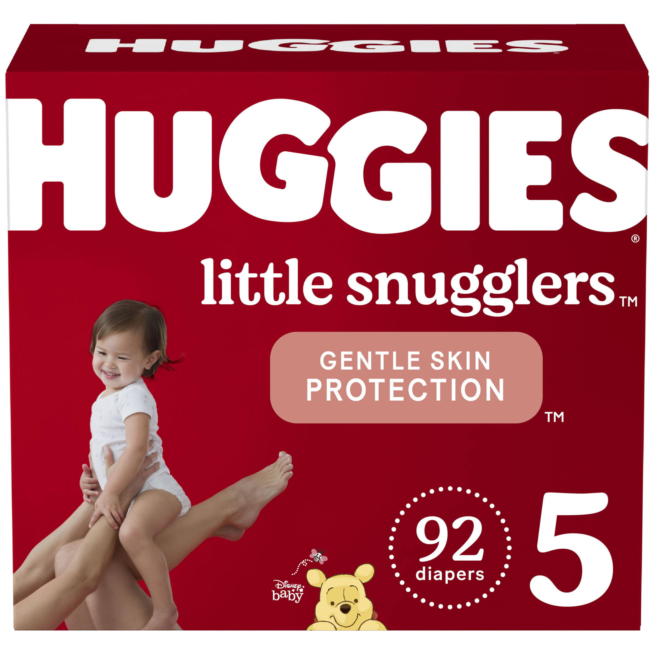 Little Snugglers Baby Diapers, 92 Ct, Size 5 (27+ lbs)