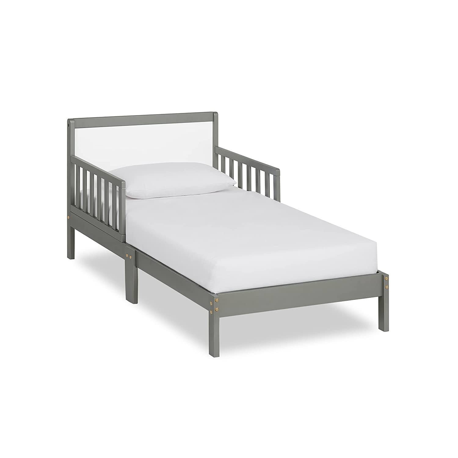 Brookside Toddler Bed Steel Grey White