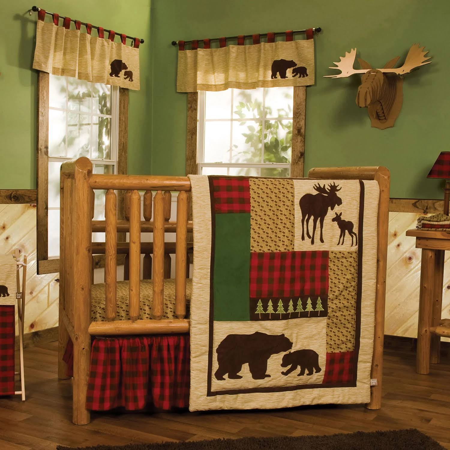 Trend Lab 6-Piece Crib Bedding Set, Northwoods