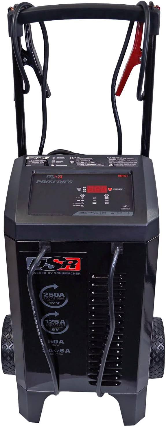 Electric DSR131-250 Amp(12V) 125 Amp(6V) 50 Amp 6V/12V Pro Smart Car Battery Charger   Fully Automatic Auto Battery Charger, Battery Maintainer   Portable Car Charger for Dealers   Shops