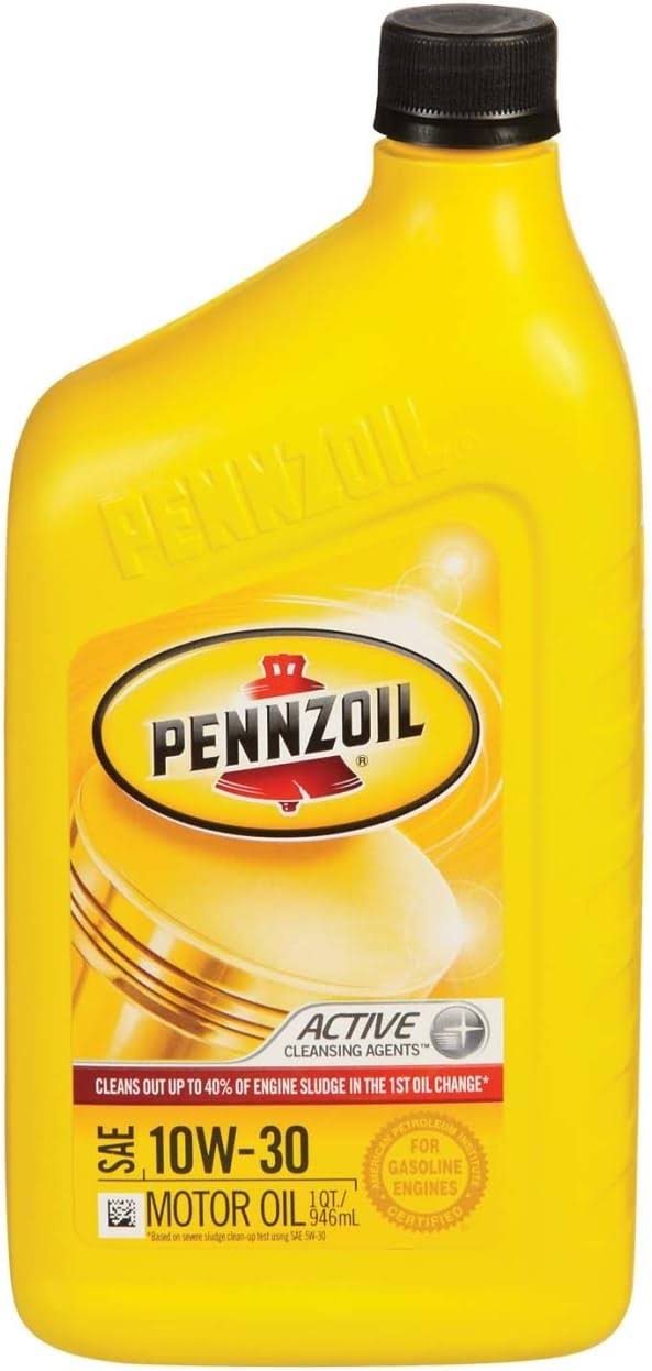 Pennzoil 550022792-12PK 10W-30 Motor Oil   1 Quart (Pack of 12)