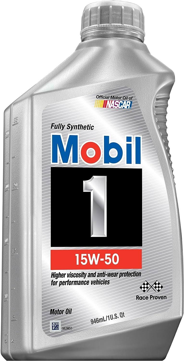 Mobil 1 94002 15W-50 Synthetic Motor Oil   1 Quart (Pack of 6)