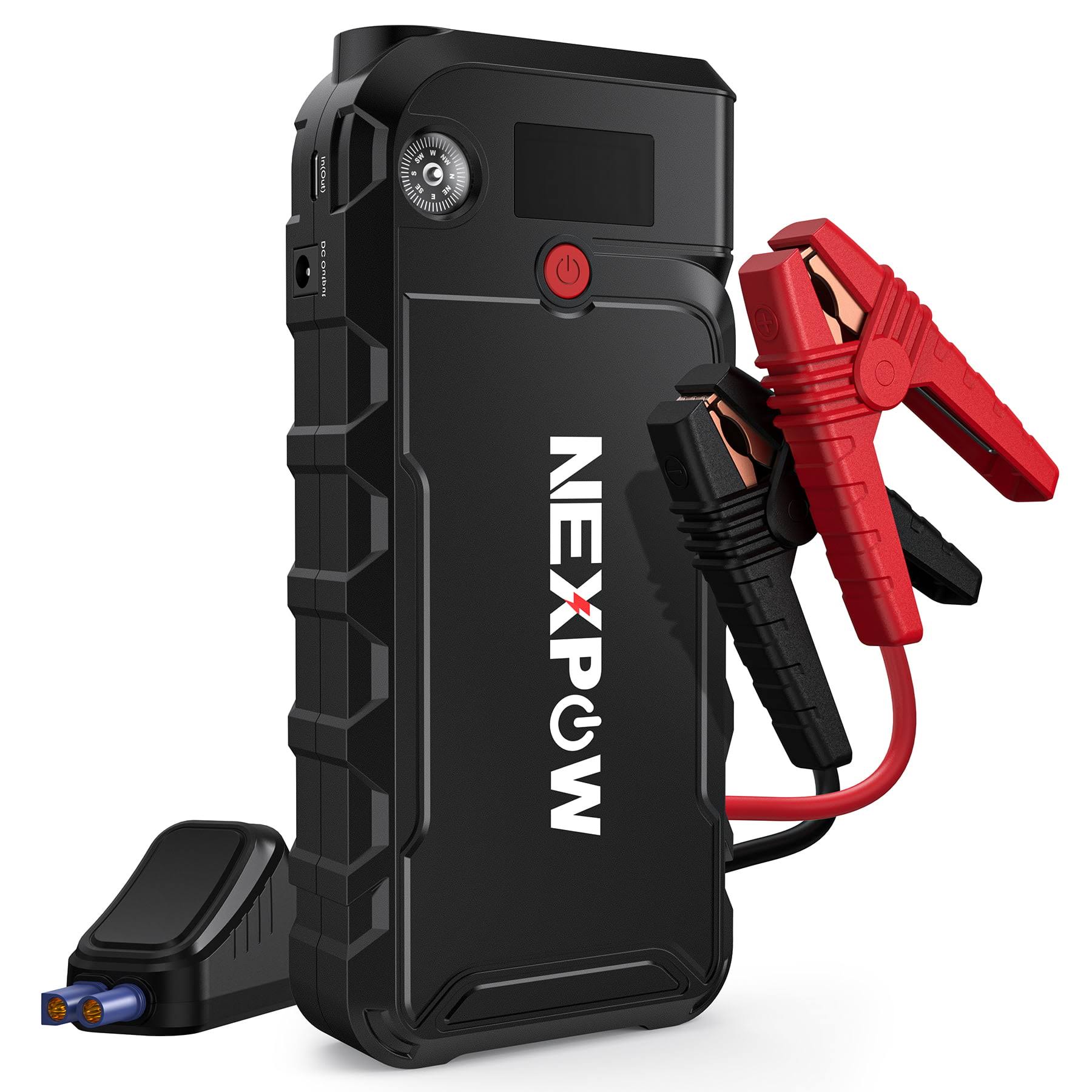 NEXPOW Battery Jump Starter   3000A Peak 23800mAH Car Jump Starter (up to 9.0L Gas or 8.5L Diesel Engine)   12V Portable Battery Booster with LCD Display