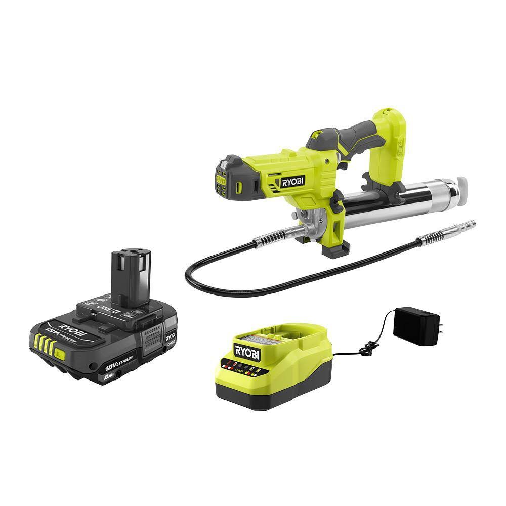 P3410-PSK005 ONE+ 18V Cordless Grease Gun with 2.0 Ah Battery and Charger