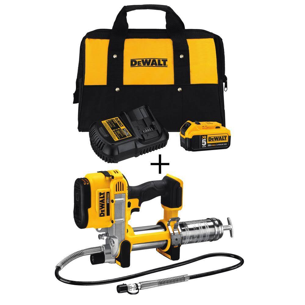 DCB205CKW571B ATOMIC 20V MAX Cordless Brushless 4-1/2 in. Circular Saw, (1) 20V MAX XR Premium Lithium-Ion 5.0Ah Battery, and Charger
