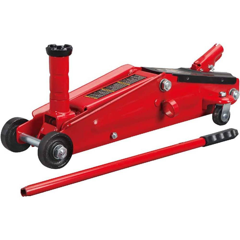 T83006 3-Ton Trolley Floor Jack with Saddle Extension Adapter