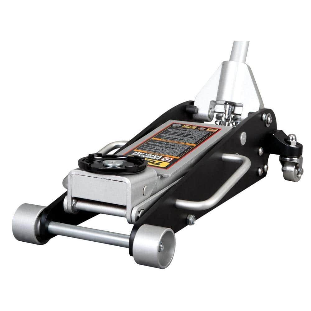 TR84025 2.5-Ton Low-Profile Aluminum and Steel Floor Jack with Dual Piston Speedy Lift