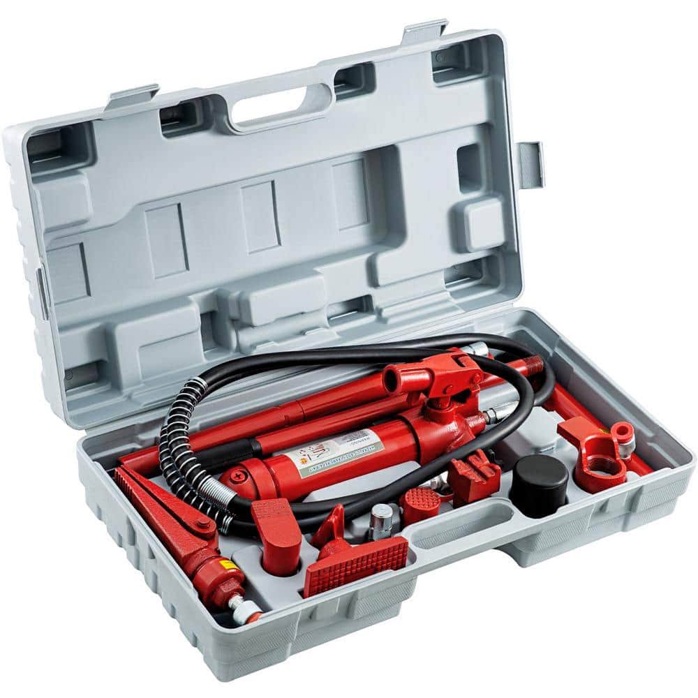 GJ2M6TYYFLD000001V0 6-Ton Porta Power Kit 47.2 in. Oil Hose Hydraulic Car Jack Ram Autobody Frame Repair Tools