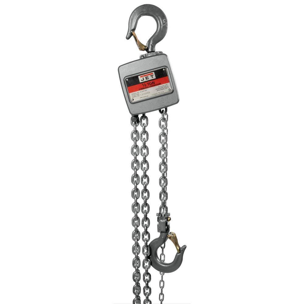 133051 AL100-050-10 1/2-Ton Hand Chain Hoist with 10 ft. of Lift